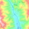 边子几地形图、海拔、地势