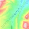 Cuchara地形图、海拔、地势