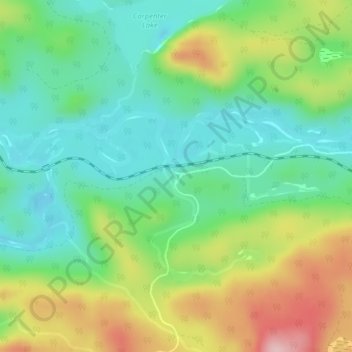 Batchewana地形图、海拔、地势