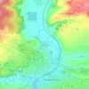 Berkach地形图、海拔、地势