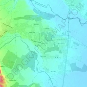 Morta地形图、海拔、地势