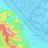 San Carlos地形图、海拔、地势