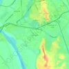 Latifabad地形图、海拔、地势
