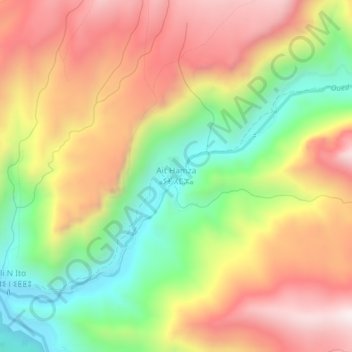 Ait Hamza地形图、海拔、地势