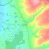 Sancton地形图、海拔、地势