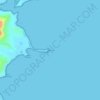 Cap Ferré地形图、海拔、地势