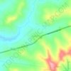 Água Boa地形图、海拔、地势