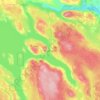 Östersund地形图、海拔、地势