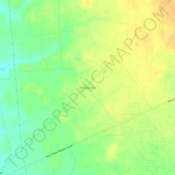 Hollowtown地形图、海拔、地势