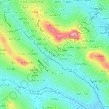 Amazon地形图、海拔、地势