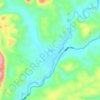 芒街地形图、海拔、地势