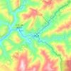 光雾山镇地形图、海拔、地势
