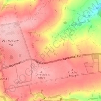 Kettlesing地形图、海拔、地势