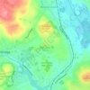 Bad Lands地形图、海拔、地势