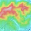 石竹山地形图、海拔、地势