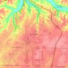 Bentonville地形图、海拔、地势