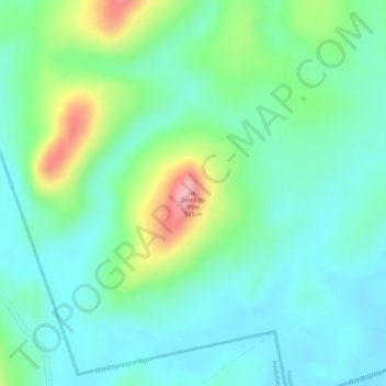 Serra do Pilar地形图、海拔、地势