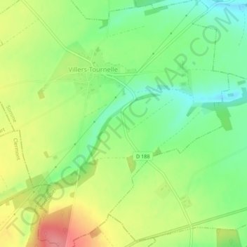 Montagne des Galets地形图、海拔、地势