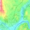 Glenville地形图、海拔、地势