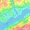 Le Cosquer地形图、海拔、地势