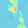 Pipindan地形图、海拔、地势