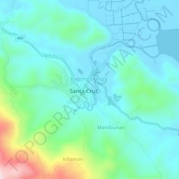 Maharlika地形图、海拔、地势