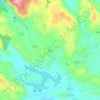黄坑地形图、海拔、地势