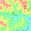 河西镇地形图、海拔、地势
