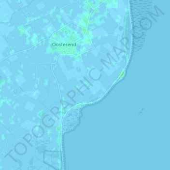 Nieuweschild地形图、海拔、地势