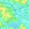 润溪胡家地形图、海拔、地势