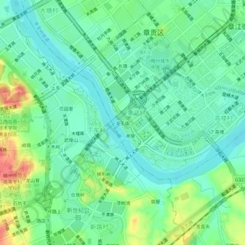 龙王庙地形图、海拔、地势