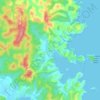 Tutukaka地形图、海拔、地势