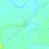 La Encantada地形图、海拔、地势
