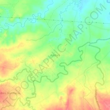 Andies地形图、海拔、地势