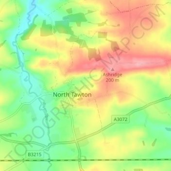 Essington地形图、海拔、地势