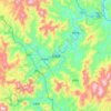 尤溪县地形图、海拔、地势