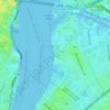 WNYC-AM (New York)地形图、海拔、地势
