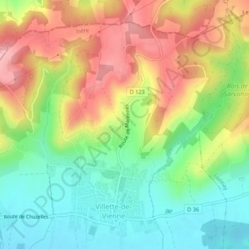 Et地形图、海拔、地势