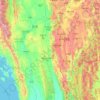 Naypyitaw地形图、海拔、地势