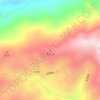 大伦山地形图、海拔、地势