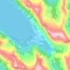 Ersfjorden地形图、海拔、地势