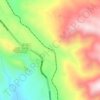 Ridge地形图、海拔、地势