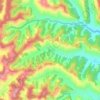 泰伯地形图、海拔、地势