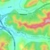 月牙山地形图、海拔、地势
