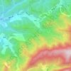 蓮包地形图、海拔、地势