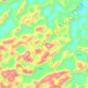 龙冲地形图、海拔、地势