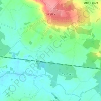 Stone Abbage地形图、海拔、地势