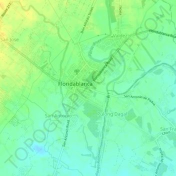 Solib地形图、海拔、地势