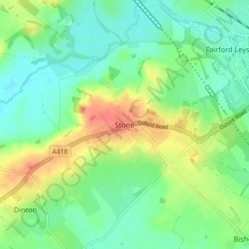Stone地形图、海拔、地势