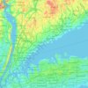 Salt Rock地形图、海拔、地势